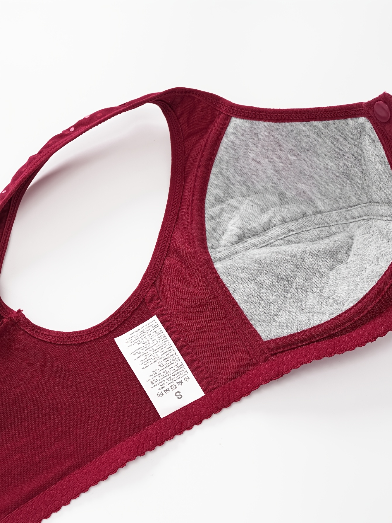 Women's 3pc Front-Button Wireless Vest-Style Bra Set